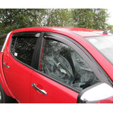 Mitsubishi L200 2006-2015 - Double Cab - Egr Quad Wind Deflectors - External Fit